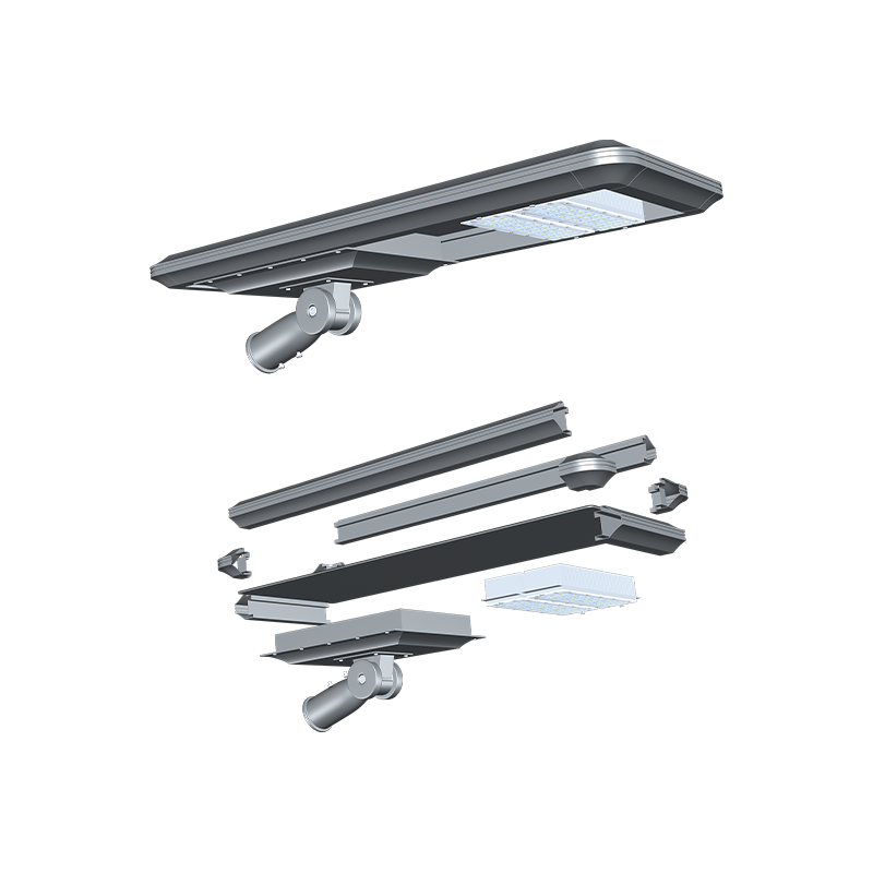 إنارة الشوارع بالطاقة الشمسية المتكاملة الذكية للبيئة